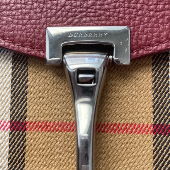 Burberry Grainy Calfskin House Check Macken - Picture 3 of 12